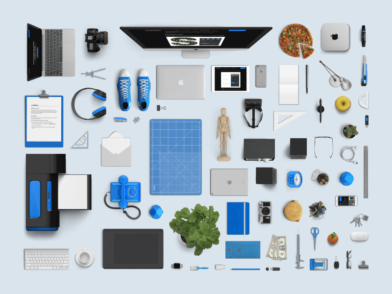 Demonstration of the Knolling Layout feature.